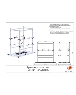 ТИЛ3 Тренажер Ильясова «ЛЫЖНИК»-foto2