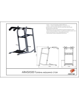 ARMSX500 Голень машина стоя-foto2