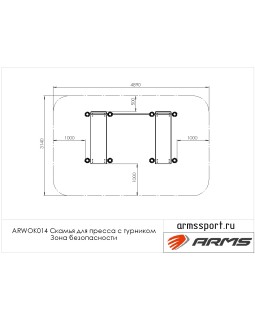 ARWOK014 Скамья для пресса с турником-foto4