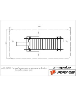 ARWOK500 Уличный комплекс для воркаута Фобос-foto3