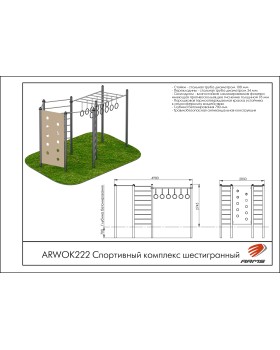 ARWOK222 Спортивный комплекс шестигранный-foto2