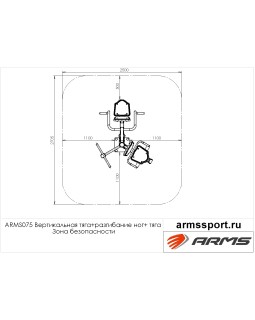ARMS075 Вертикальная тяга + разгибание ног + тяга-foto3