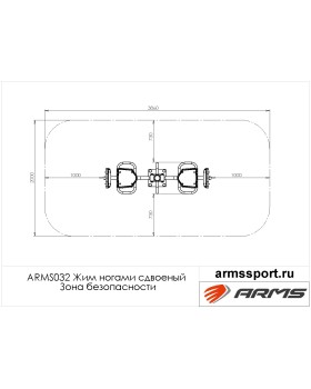 ARMS032 Жим ногами сдвоенный-foto3
