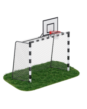 ARMS080.1 Ворота для минифутбола + стойка для баскетбола
