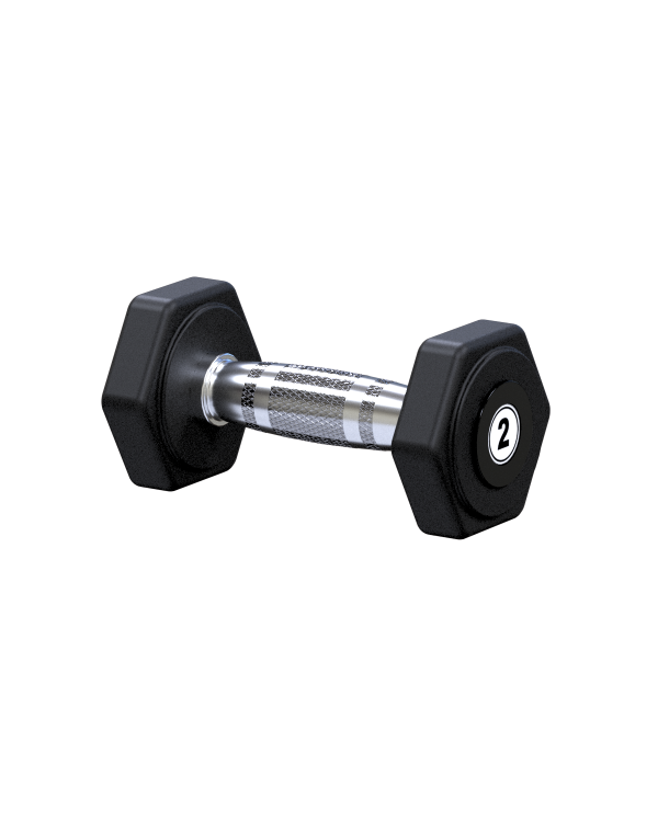 GG02 Гантель гексагональная 2кг