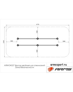 ARWOK027 Брусья двойные для отжиманий-foto4