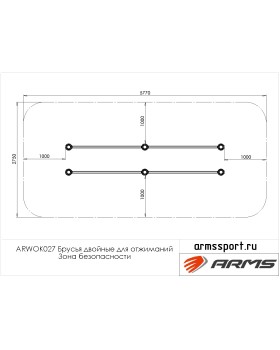 ARWOK027 Брусья двойные для отжиманий-foto4