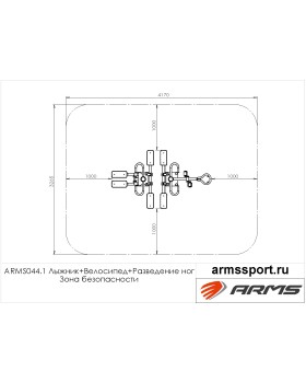 ARMS044.1 Лыжник+Велосипед+Разведение ног-foto3