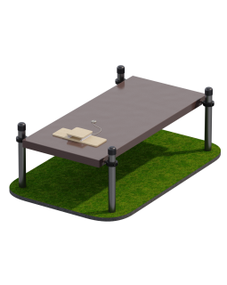 AV110 Помост для выполнения испытания Сгибание-разгибание рук в упоре лежа AV110 Помост для выполнения испытания Сгибание-разгибание рук в упоре лежа