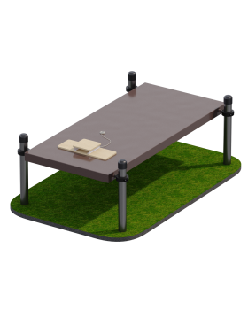 AV110 Помост для выполнения испытания Сгибание-разгибание рук в упоре лежа