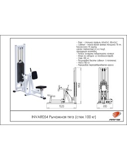 INVAR054 Рычажная тяга (стек 100кг)-foto2