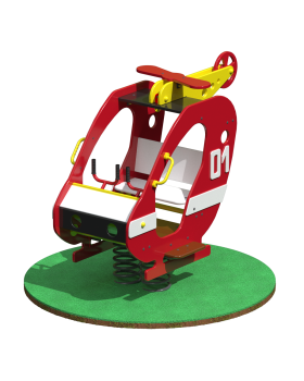 ARMSBABY 804 Качалка на пружине "Вертолет пожарный" ARMSBABY 804 Качалка на пружине "Вертолет пожарный"