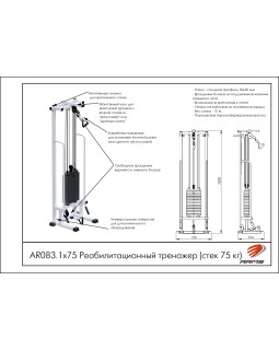 AR083.1х75 Реабилитационный тренажер-foto2