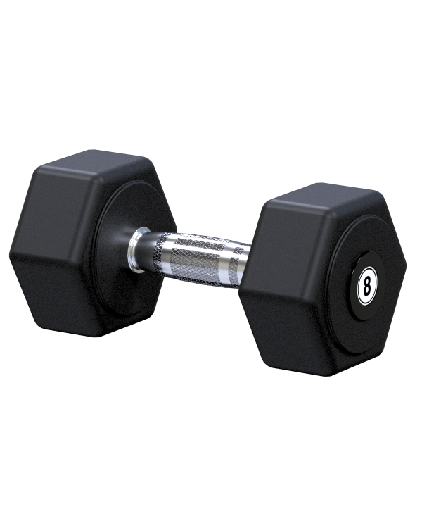 GG08 Гантель гексагональная 8кг GG08 Гантель гексагональная 8кг