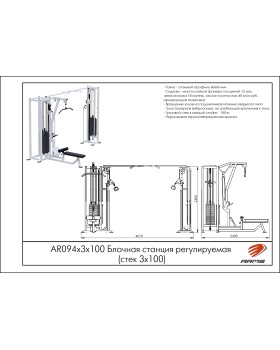 AR094х3х100 Блочная станция регулируемая (стек 3х100)-foto2