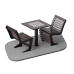ARLS012 Шахматный стол уличный