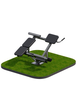 AV250 Уличный тренажер сдвоенный для разгибательных мышц спины и больших ягодичных мышц AV250 Уличный тренажер сдвоенный для разгибательных мышц спины и больших ягодичных мышц