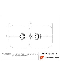 ARMS033 Жим ногами + Горизонтальный жим-foto3