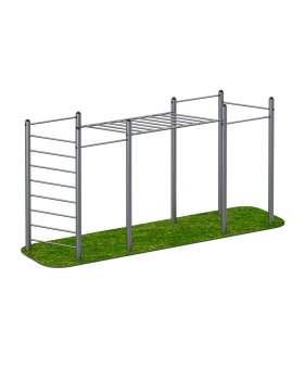 ARWOK016.1 Рукоход с турниками и шведская стенка ARWOK016.1 Рукоход с турниками и шведская стенка