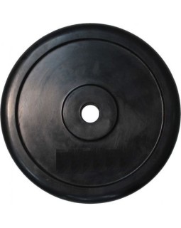 Диск обрезиненный 20 кг, чёрного цвета, 50 мм