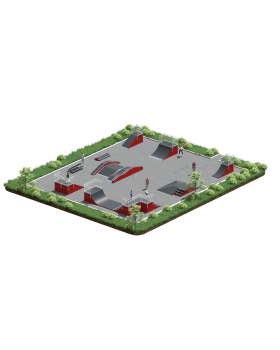 SPM-ARMS-1 Скейт площадка SPM-ARMS-1 Скейт площадка