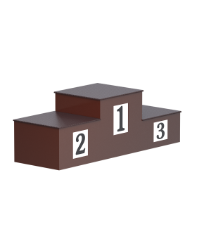 GTAR009 Пьедестал для награждения Призер GTAR009 Пьедестал для награждения Призер