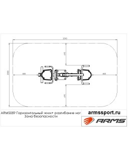 ARMS059 Горизонтальный жим+ разгибание ног-foto3