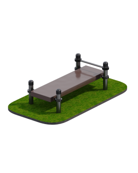 AV020 Скамья для выполнения испытания “Поднимание туловища из положения лежа на спине