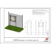 AV080 Мишень на стойках круглая