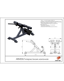 ARM026 Гиперэкстензия наклонная-foto5