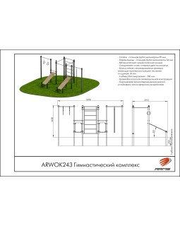 ARWOK243 Гимнастический комплекс -foto3