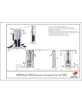 AR093х5х100 Блочная станция (стек 5х100кг)-foto2