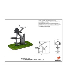 ARMS064 Бицепс-машина-foto2