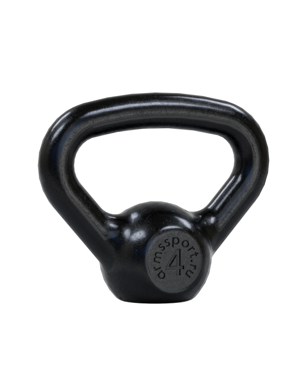 КТ4 тренировочная чугунная гиря 4 кг. ARMS