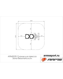ARMS020 Скамья для пресса-foto3