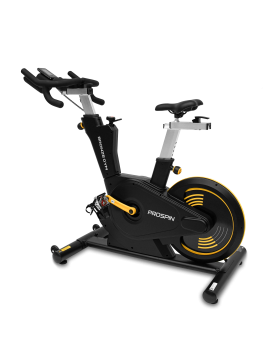 Спин-байк с консолью профессиональный BRONZE GYM PROSPIN
