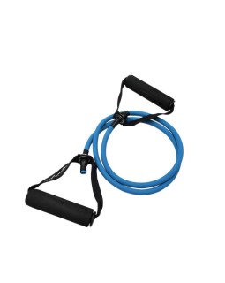 Резиновый трубчатый эспандер с ручками (9 кг), синий