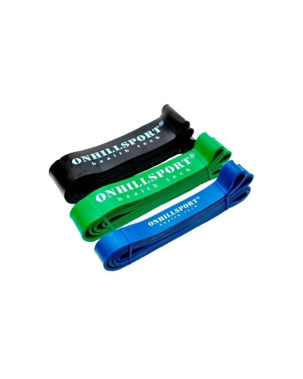Набор из 3-х резиновых петель ONHILLSPORT (14 - 70 кг)
