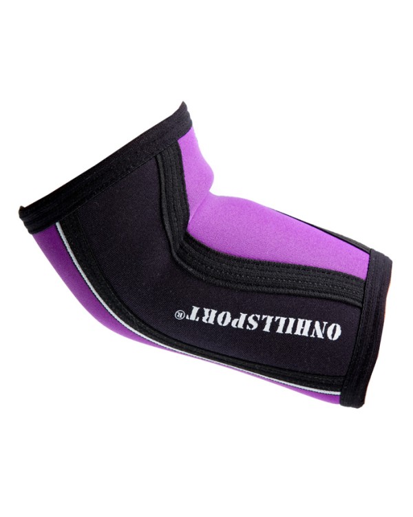 Налокотники спортивные 7 мм, фиолетово-черный (XS, 30-32 см) Налокотники спортивные 7 мм, фиолетово-черный (XS, 30-32 см)