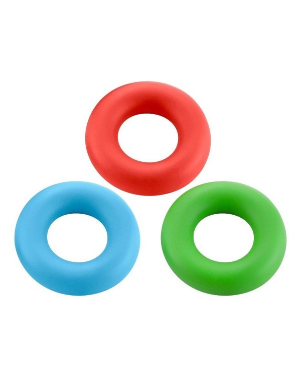 Набор кистевых эспандеров Fortius, 3 шт. (10, 20, 30 кг)